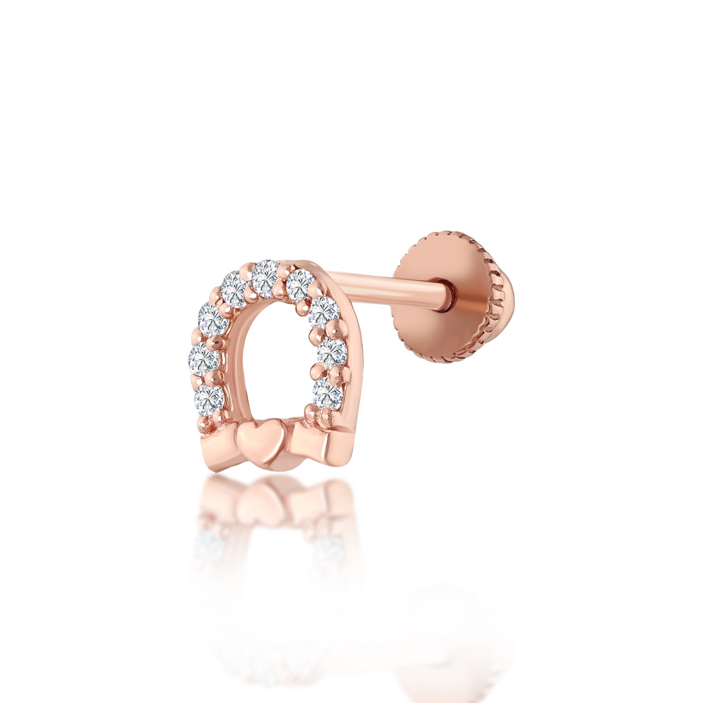Lucky Heart Pırlanta Piercing