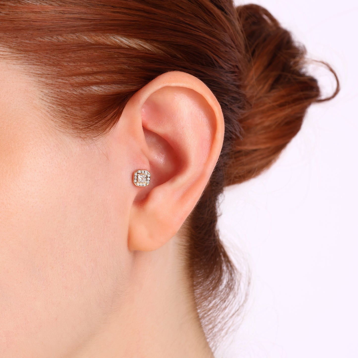 Prenses Kesim Pırlanta Piercing