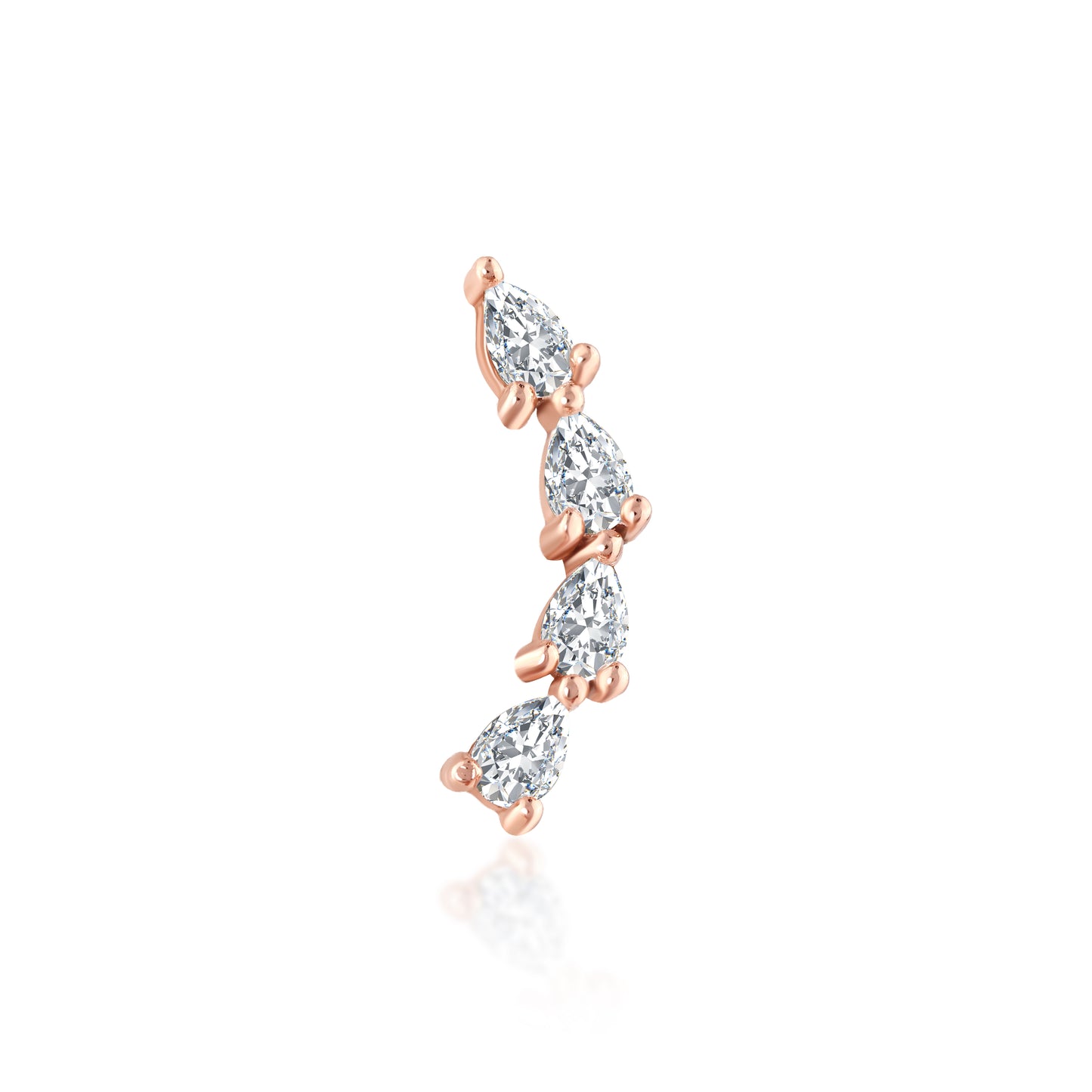 Fourdrop Damla Pırlanta Piercing