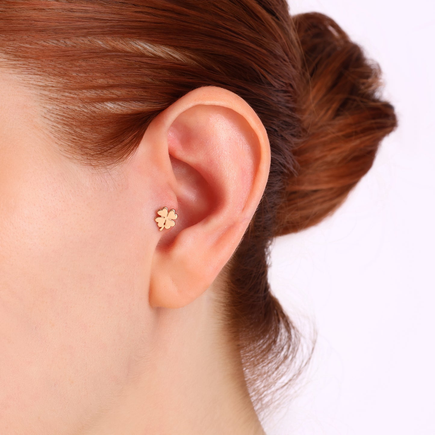 Clover Altın Piercing