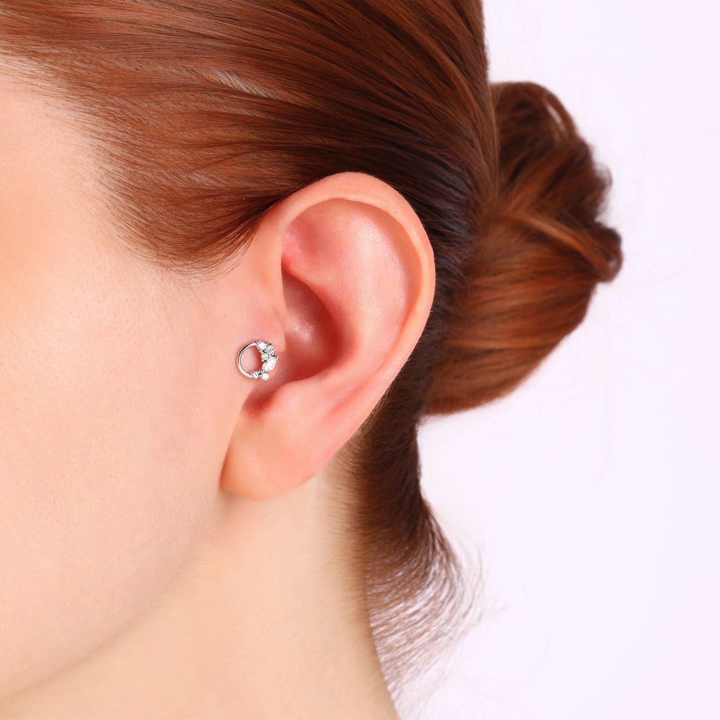 Markiz Mix Halka Pırlanta Piercing