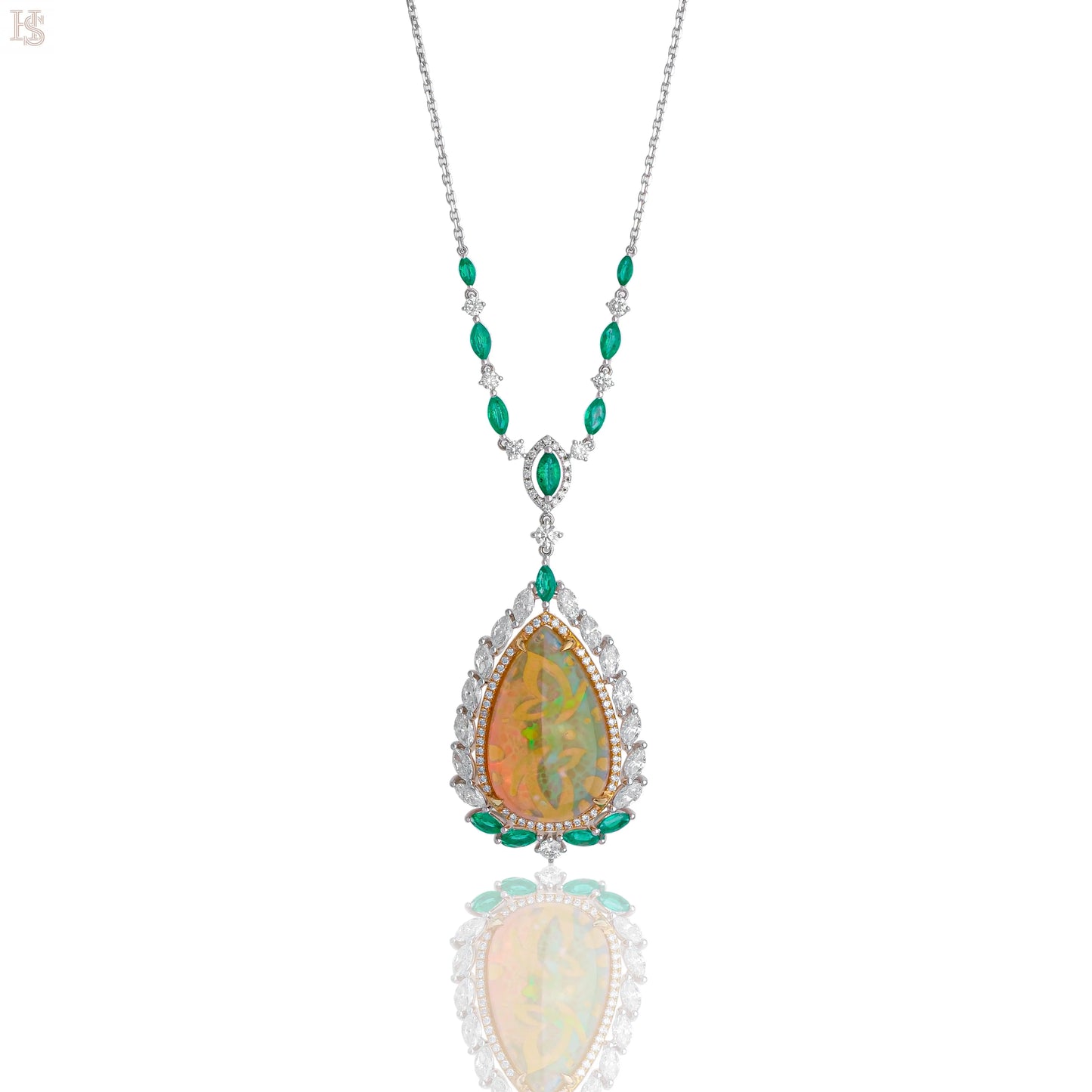 Opal Majesty Pırlanta Tasarım Kolye