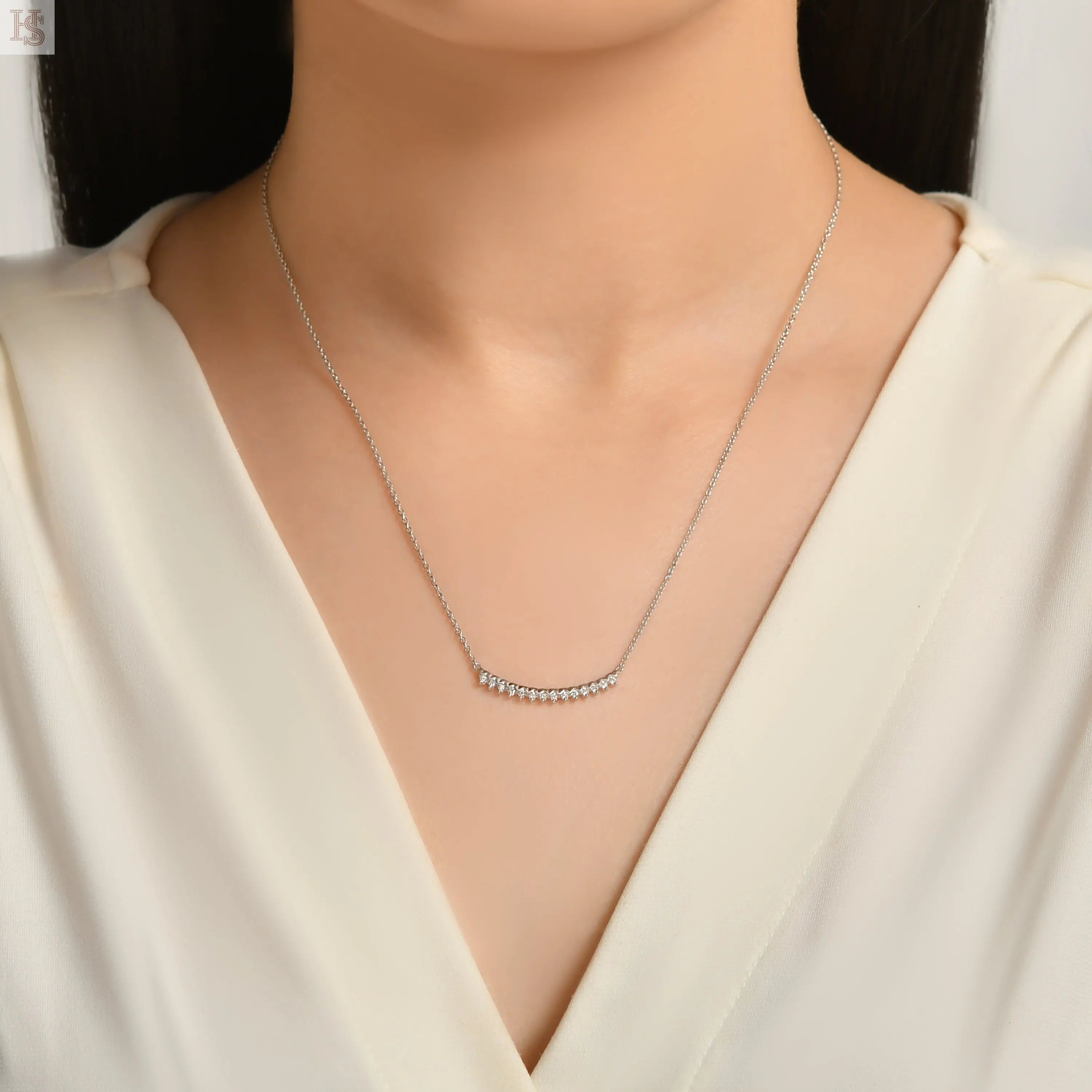 Arch Pırlanta Kolye HS Mücevherat