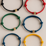 Unisex Altın Küp Bileklik