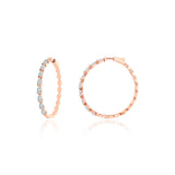 Damla Kesim Pırlanta Halka Küpe