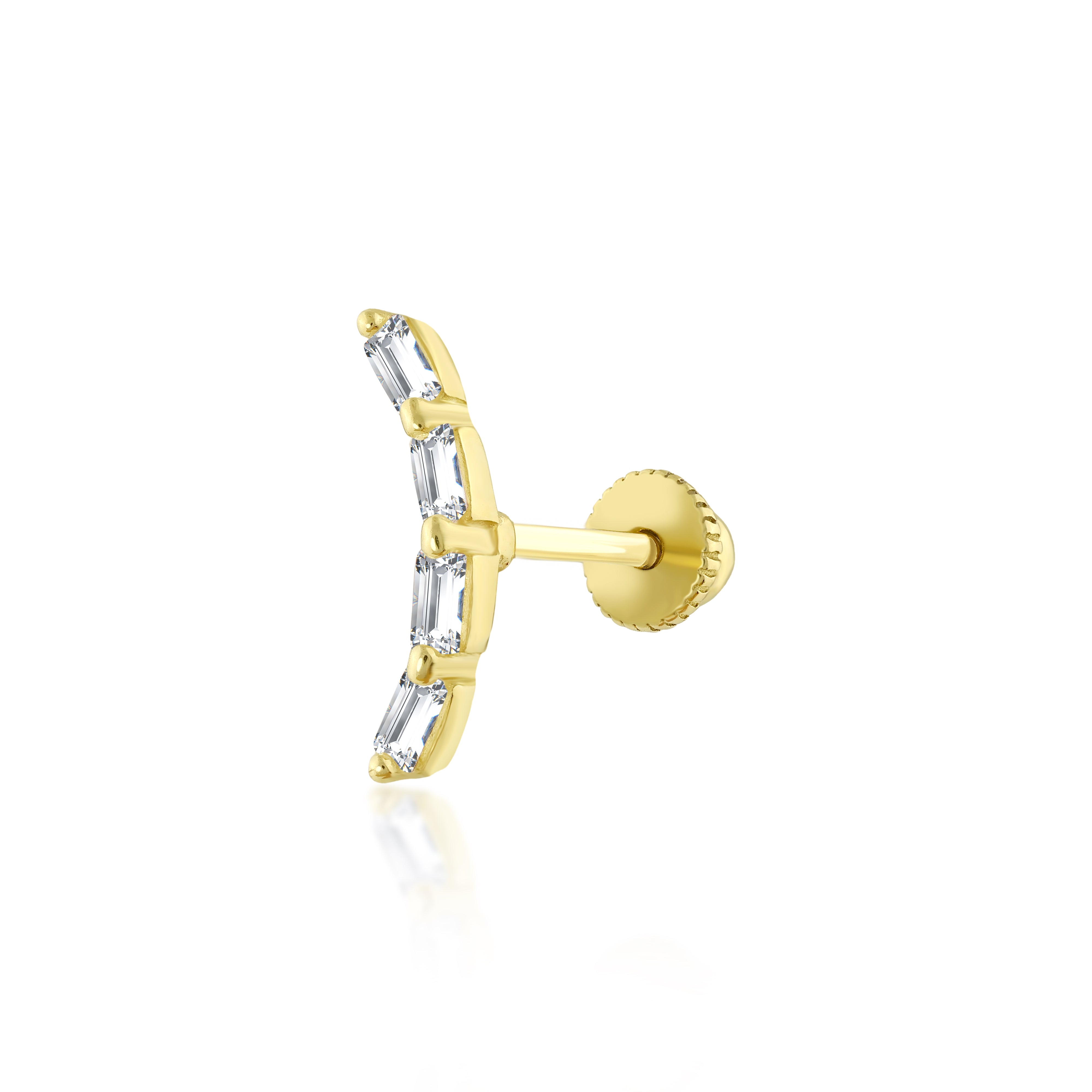 Baget Line Altın Piercing