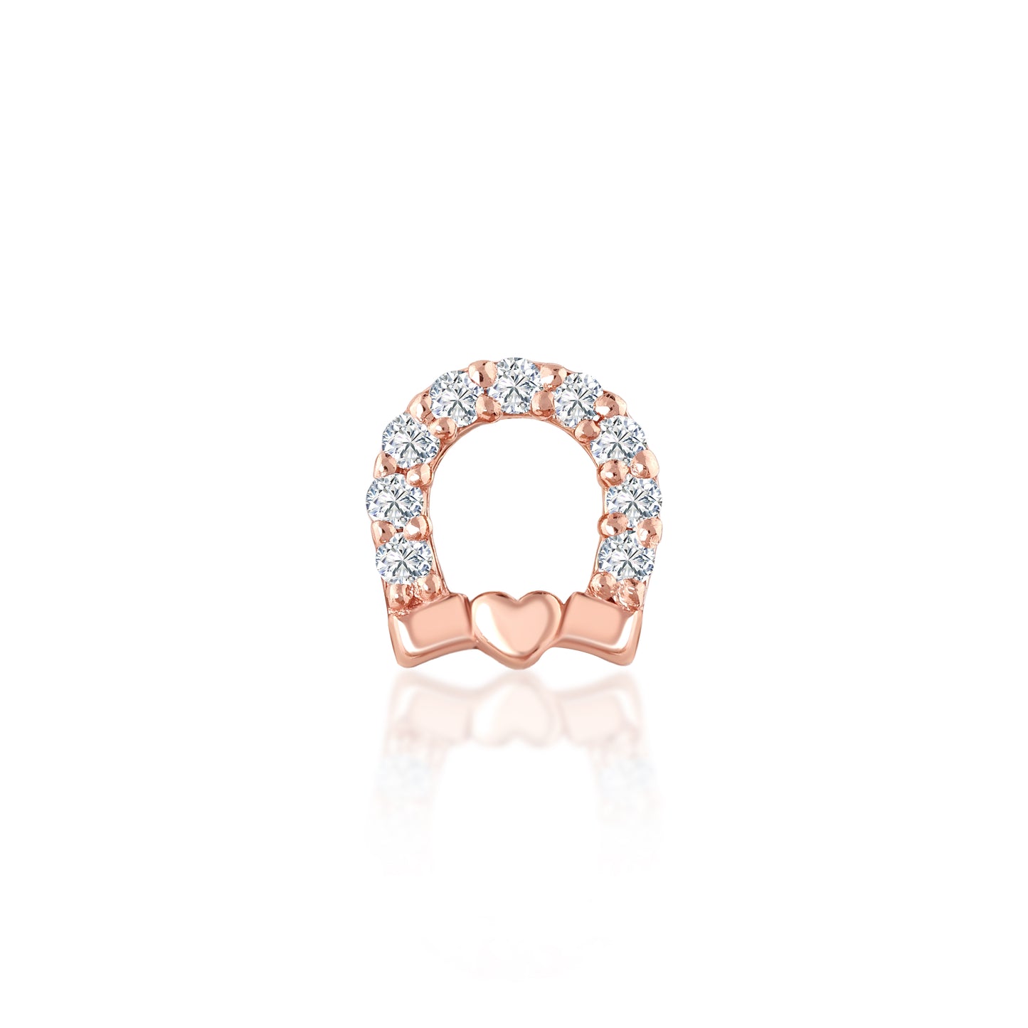 Lucky Heart Pırlanta Piercing