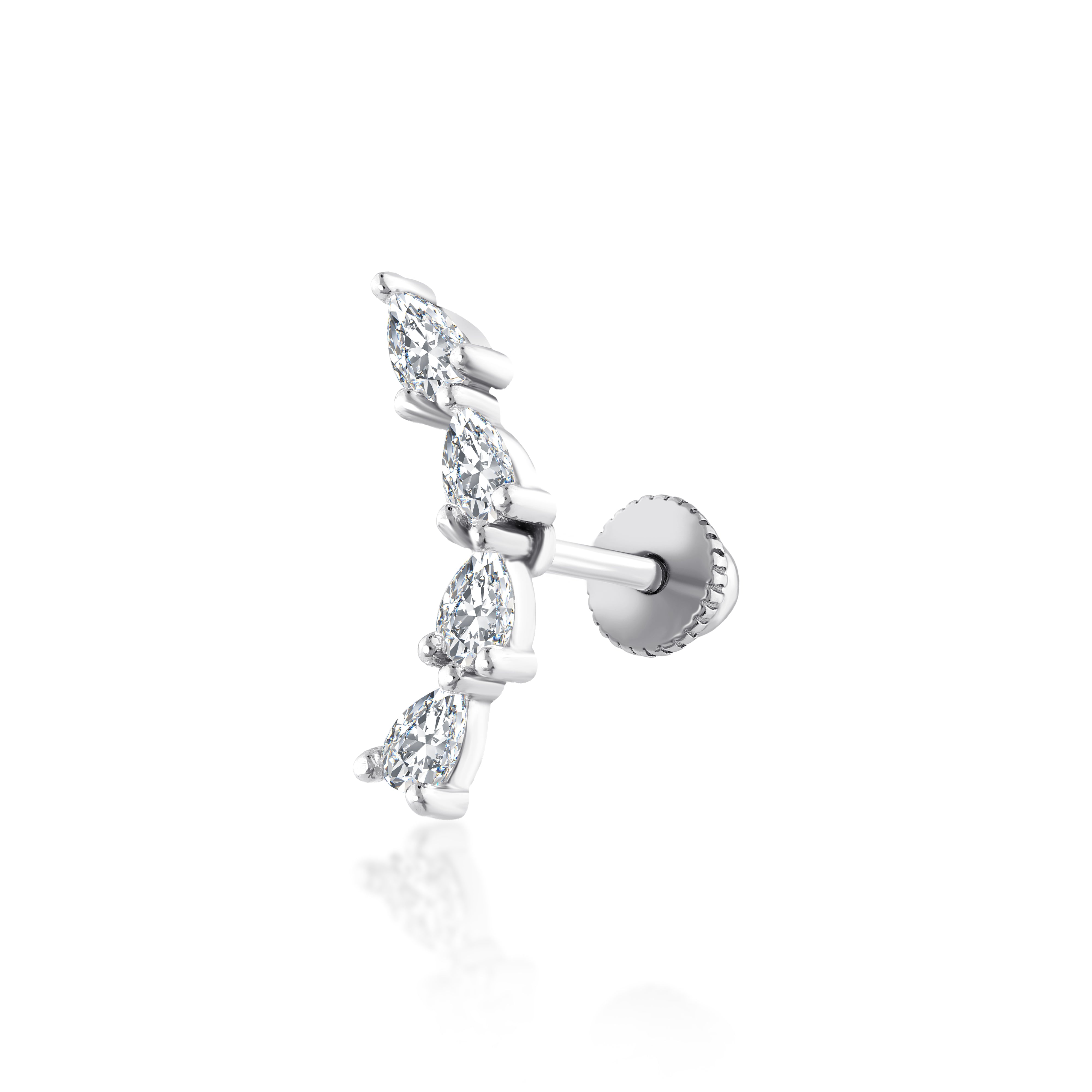 Fourdrop Damla Pırlanta Piercing