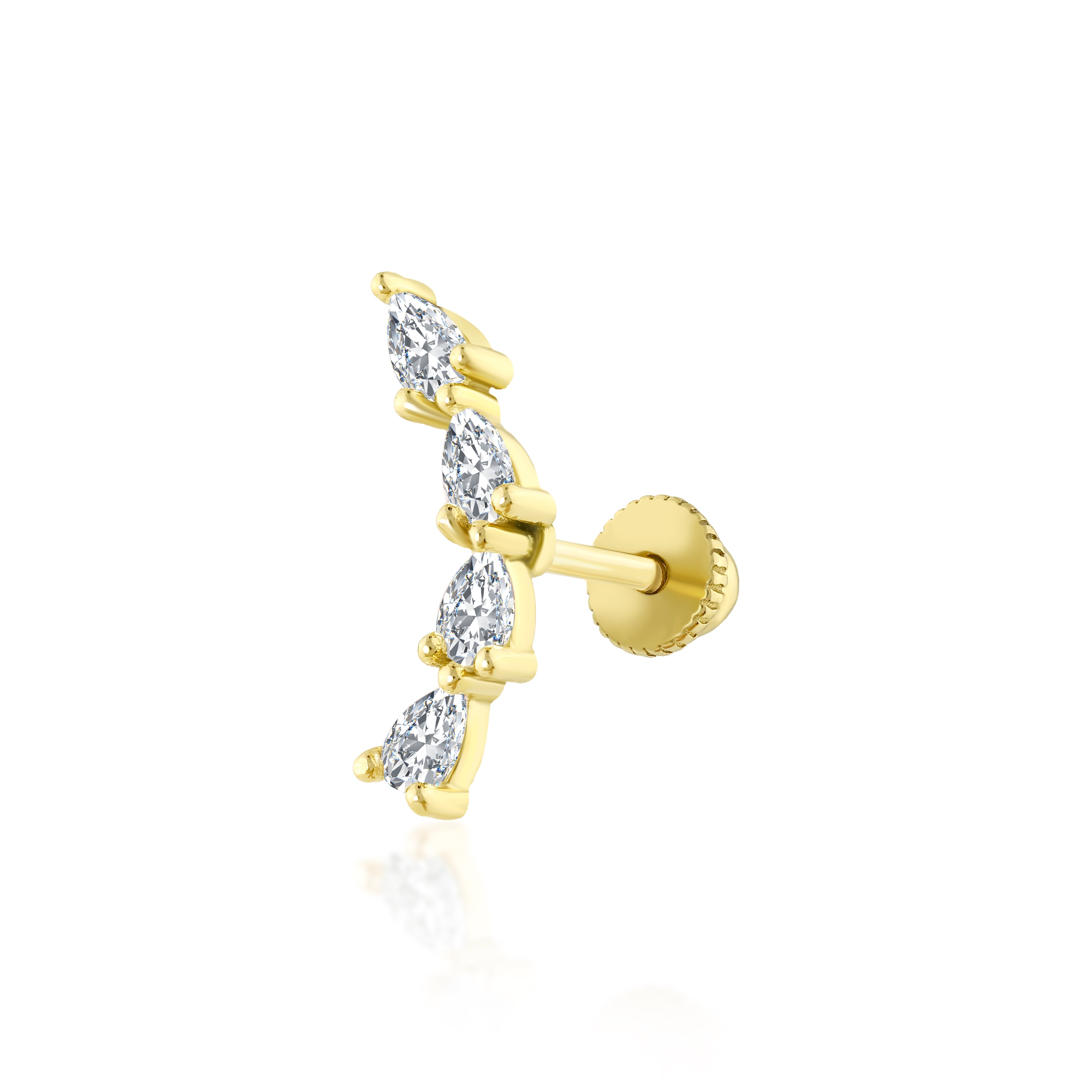 Fourdrop Damla Pırlanta Piercing