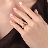 Insignia Harf Altın Yüzük