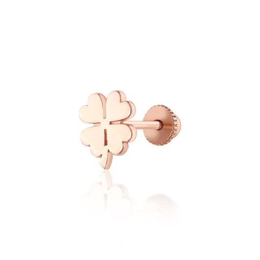Clover Altın Piercing