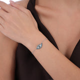 Azure Eye Mavi Pırlantalı Bileklik