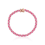 Pink Chain Pırlanta Bileklik