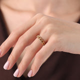 Chainline Altın Yüzük