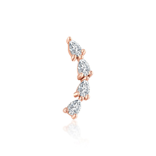 Fourdrop Damla Pırlanta Piercing