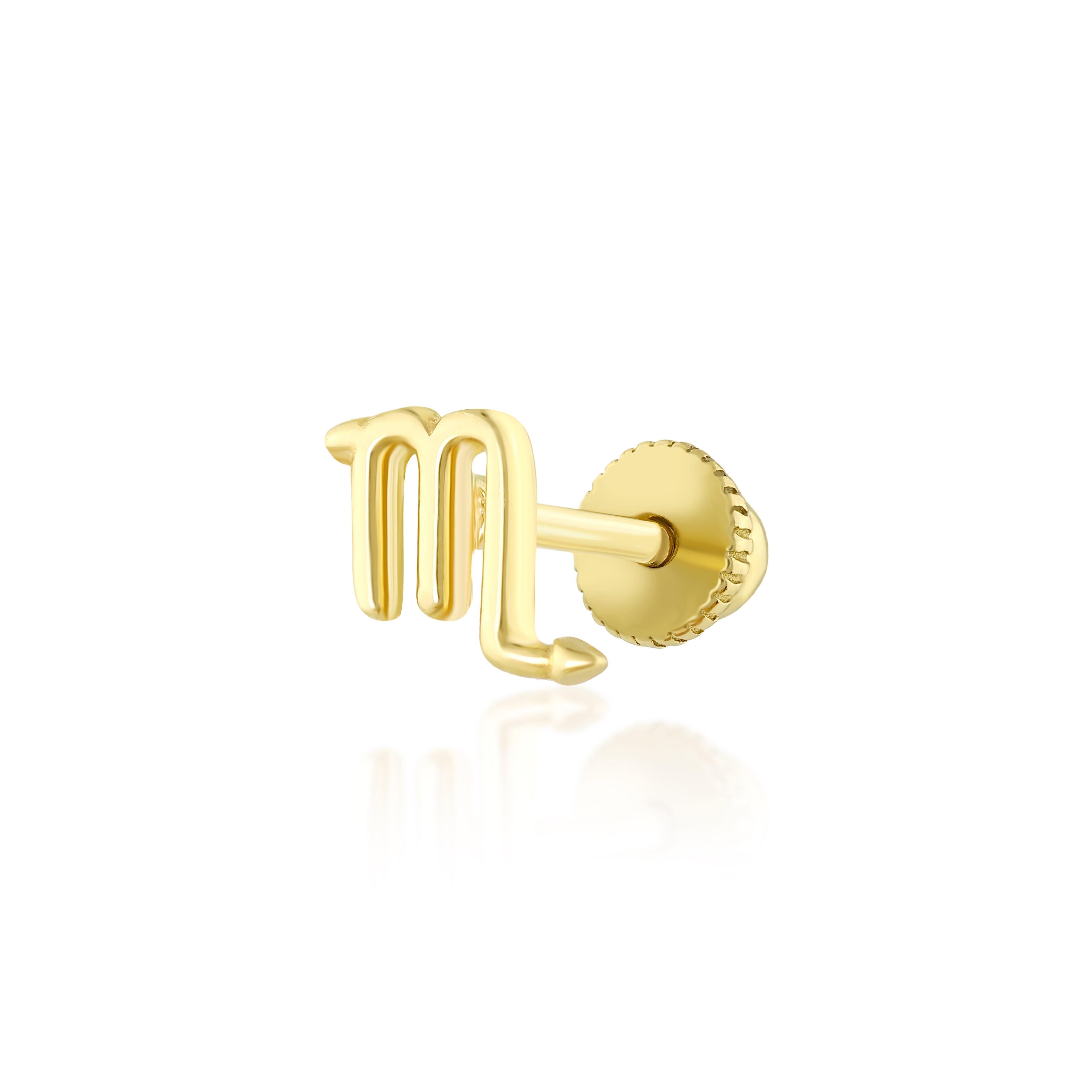Scorpio Altın Piercing