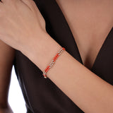 Red Chain Pırlanta Bileklik