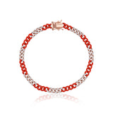 Red Chain Pırlanta Bileklik