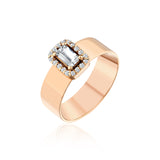 Rose Baget Altın Yüzük