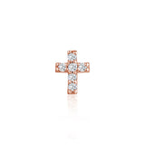 Cross Pırlanta Piercing
