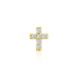 Cross Pırlanta Piercing