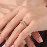 Golden Leaf Altın Yüzük