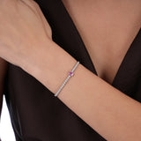 Pink Sapphire Pırlanta Bileklik