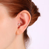 Lotus Markiz Pırlanta Piercing