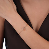 Duoria Harf Pırlanta Bilezik