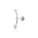 Almond Trilogy Altın Piercing