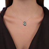 Evileye Mineli Altın Kolye