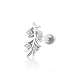 Petal Leaf Altın Piercing