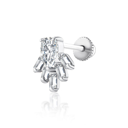 Damla ve Baget Pırlanta Piercing