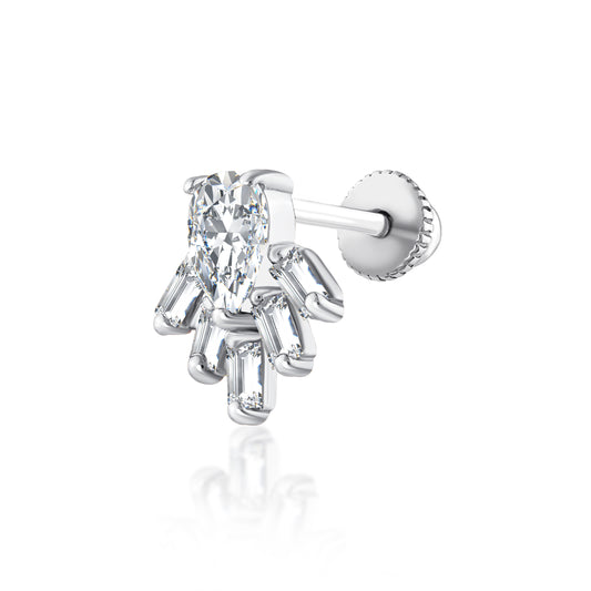 Damla ve Baget Pırlanta Piercing