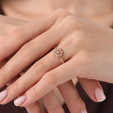 Snowflake Altın Yüzük