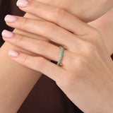 Linea Blue Altın Yüzük