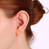 Baguette Cycle Pırlanta Piercing