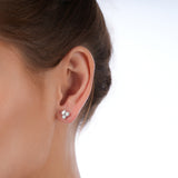 Trilune Pırlanta Küpe