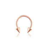 Hoop Spike Altın Piercing