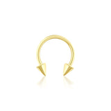 Hoop Spike Altın Piercing