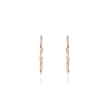 Twist Pırlanta Küpe