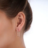 Twist Pırlanta Küpe