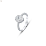 Oval Tektaş 0.64 ct Pırlanta Yüzük HS Mücevherat