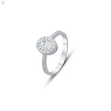 Oval Tektaş 0.64 ct Pırlanta Yüzük HS Mücevherat