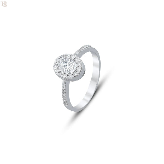 Oval Tektaş 0.64 ct Pırlanta Yüzük HS Mücevherat