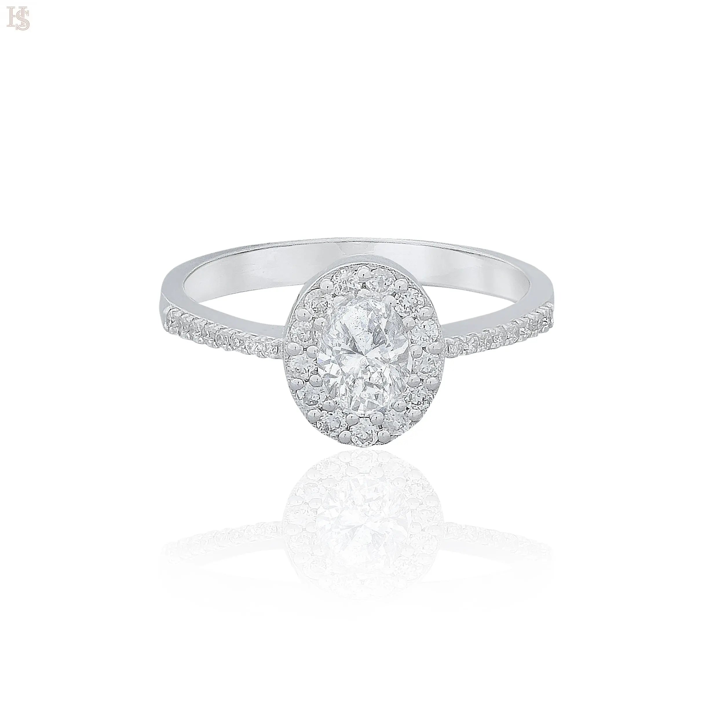 Oval Tektaş 0.64 ct Pırlanta Yüzük HS Mücevherat