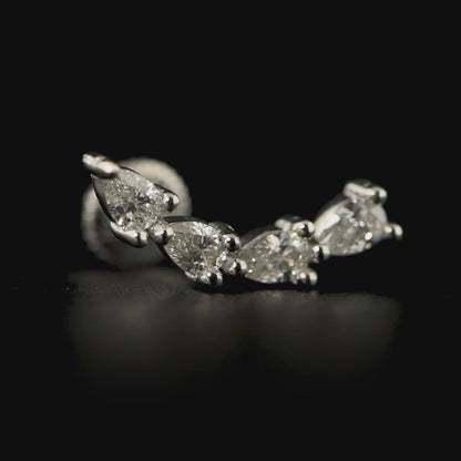 Fourdrop Damla Pırlanta Piercing